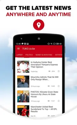 Kenya News android App screenshot 10